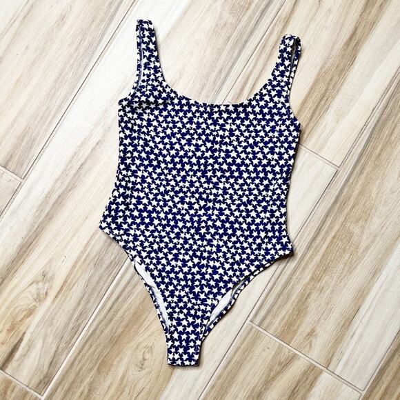 Zadig & Voltaire Maillot Star One Piece Swimsuit Blue size 4 - Picture 4 of 7